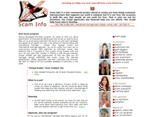 Tablet Screenshot of anti-scam.org